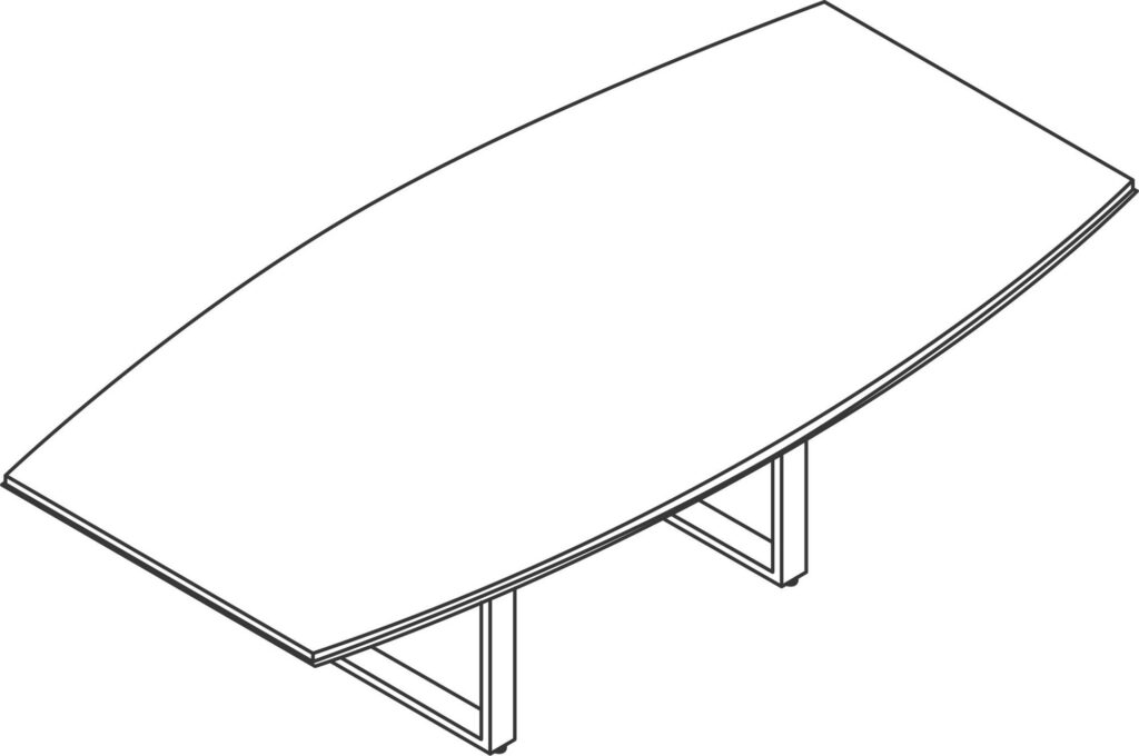 A line drawing - Highline Conference Table | Boat