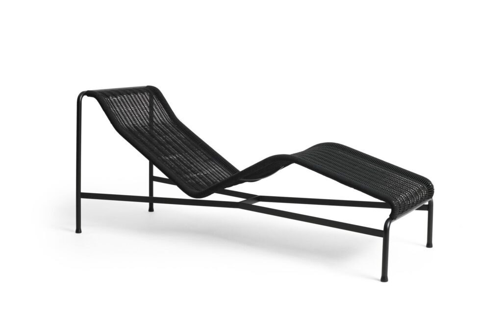 Palissade Cord Chaise Lounge - Anthracite