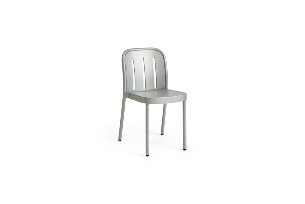 Deville Chair - Side Chair, Silver Grey