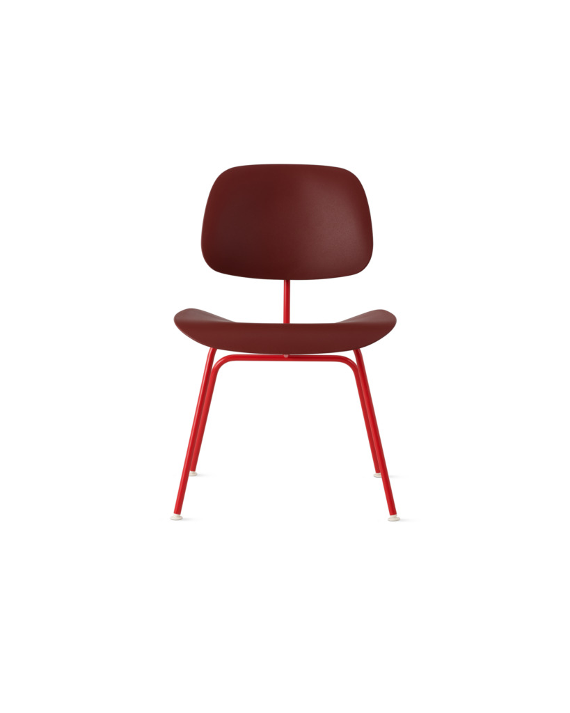 Blazer, Brick - Eames Molded Plastic Dining Chair (EC-127)