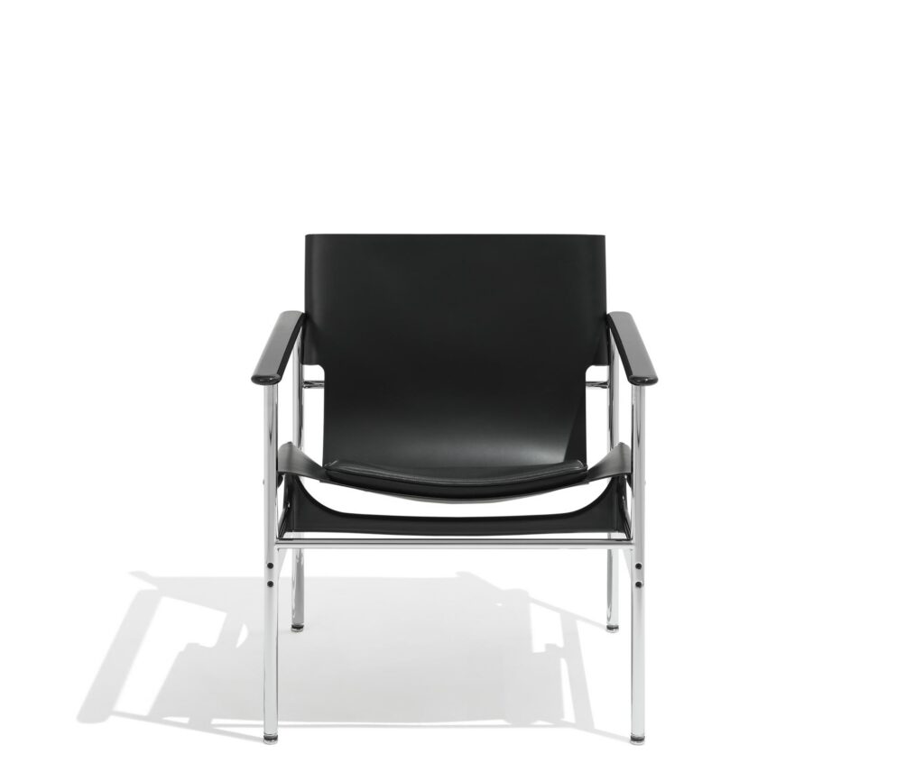 Knoll Leather Pollock Sling Chair