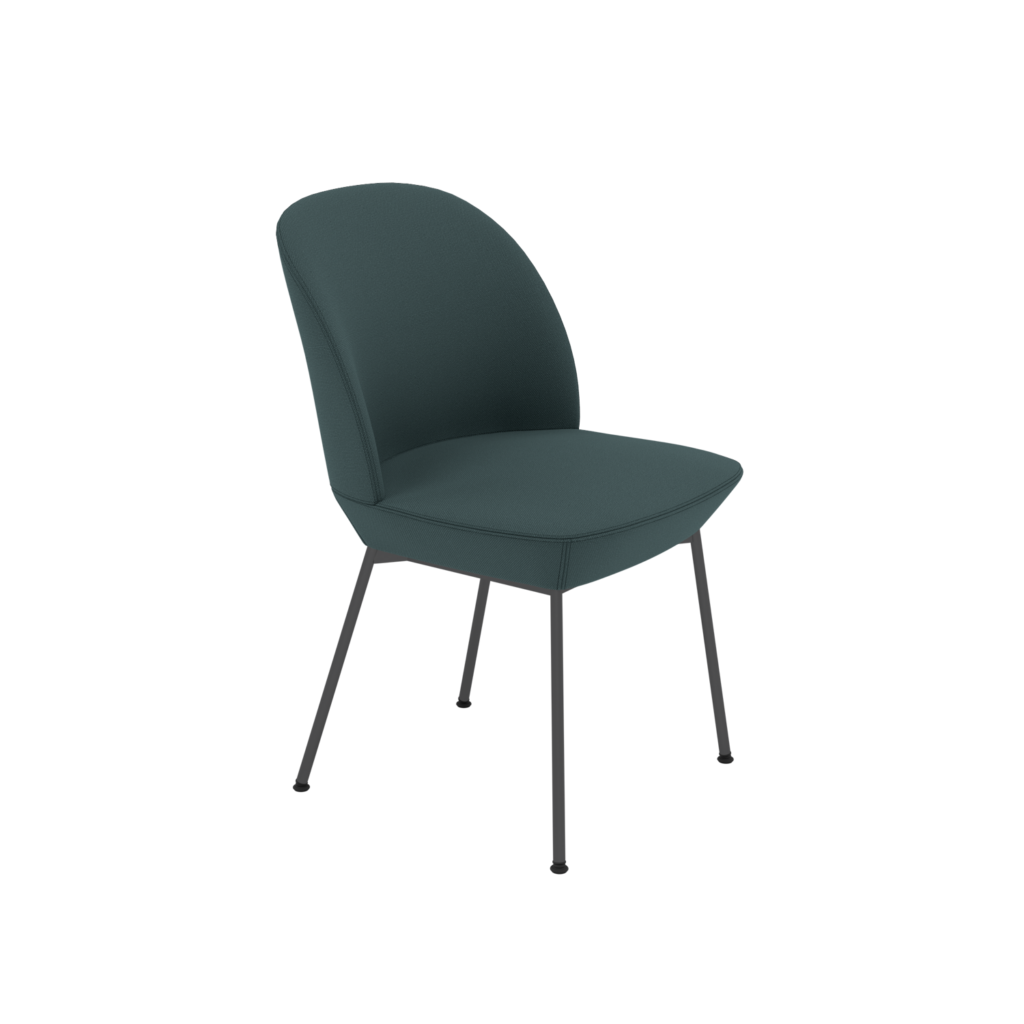 Front angled view of Oslo Side Chair
