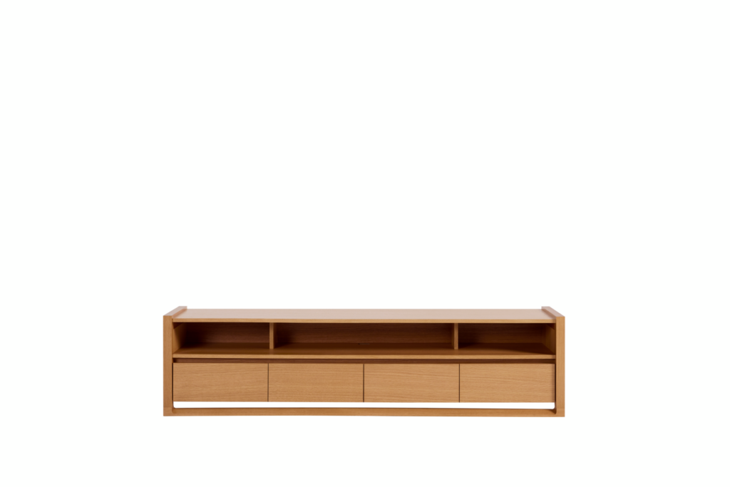 Matera Media Unit, oak, 80 in
