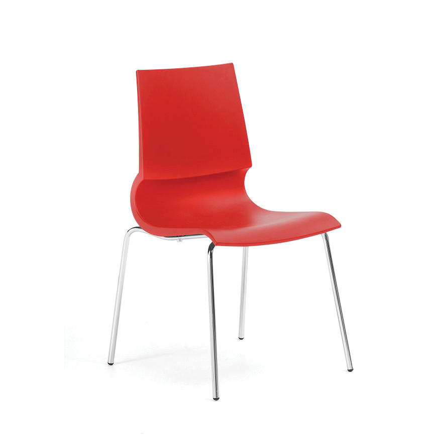 Gigi Stacking Chair, Armless