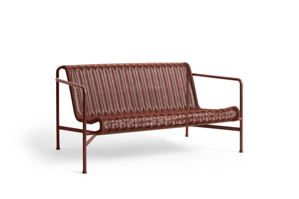 Palissade Cord Lounge Sofa - Iron Red