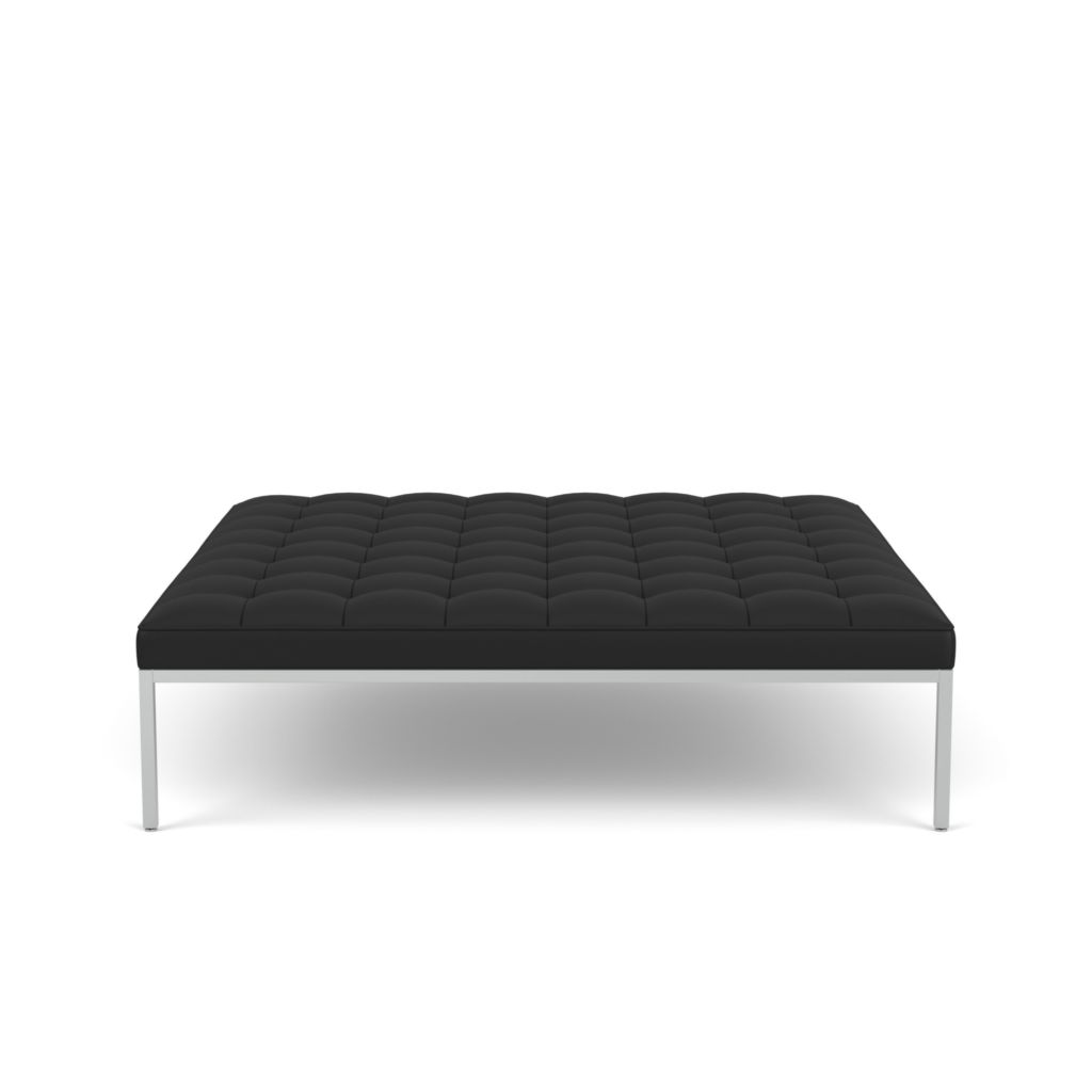 Florence Knoll Square Bench Medium - Sabrina Black