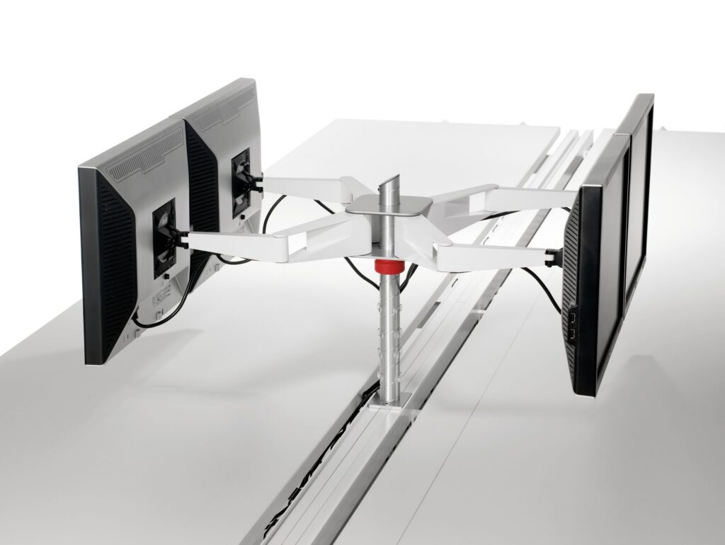 Sapper Monitor Arm Quadruple arm