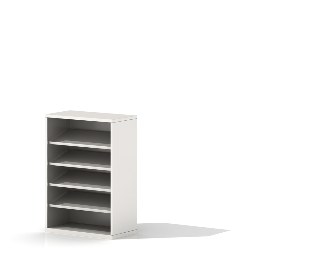 Meridian Bookcase, 4 Shelves