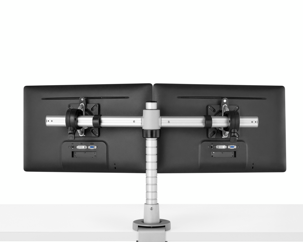 Wishbone Dual Bar Monitor Arm, High-Load Clamp