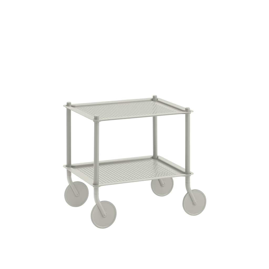 Flow Trolley - Two Shelves, Grey