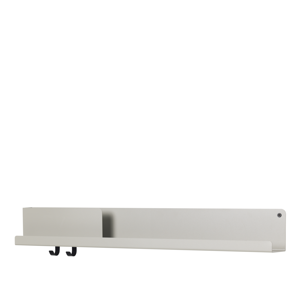 Folded Shelves - 37.75" x 5"", Grey"