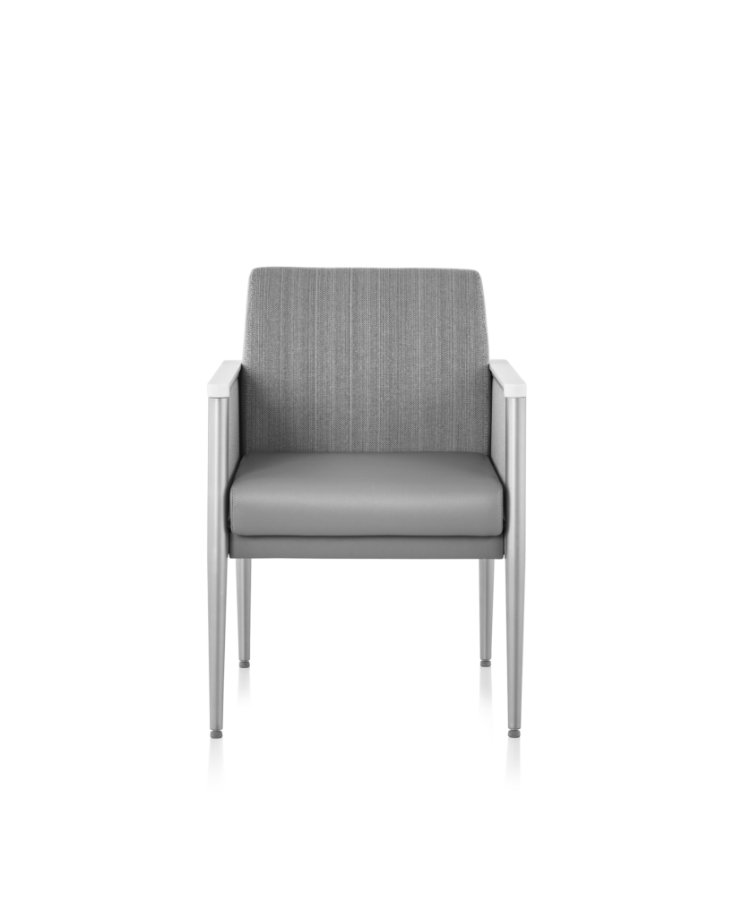 Front view of Palisade Chair on white sweep.