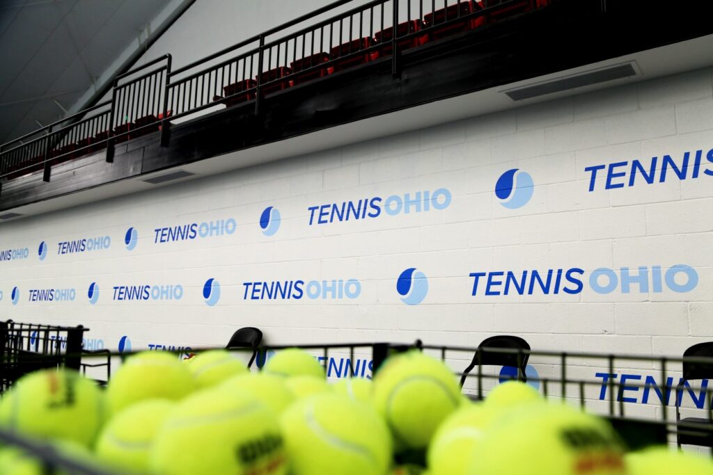 Environmental branding at Tennis Ohio